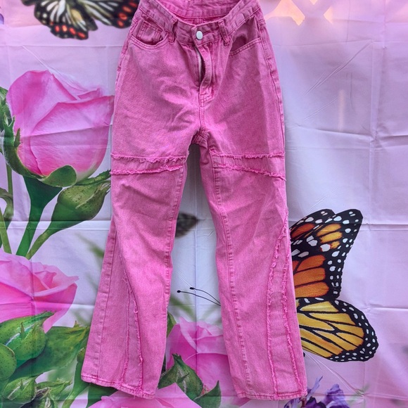 Pink denim jeans - Picture 1 of 4